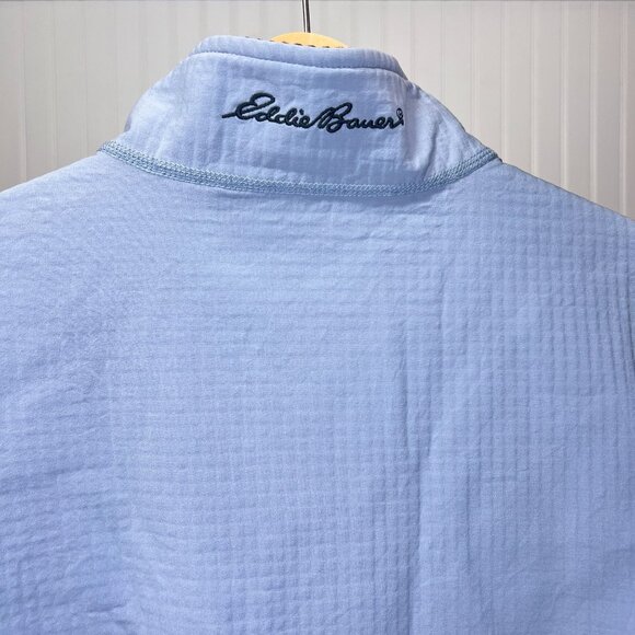 Eddie Bauer Women's Lightweight Full Zip Stand Collar Jacket Gray Blue Size S - Picture 6 of 10